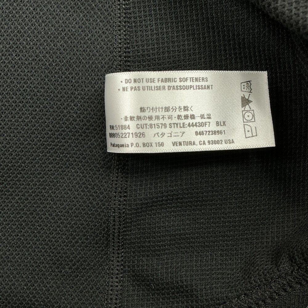 Patagonia Womens Capilene 3 Crew Base Layer L Black Performance Midweight Hiking - Picture 10 of 12